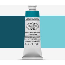 Lefranc&Bourgeois : Charbonnel : Baskı & Gravür Mürekkebi : 60 ml : Permanent Viridian Lake