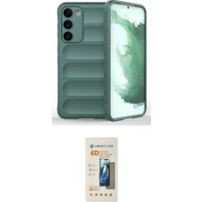 Marsilyan™- Galaxy S23 Plus Kılıf Atlas Koleksiyonu - Siyah 6d Mat Seramik Hayalet Nano Ekran Koruyucu