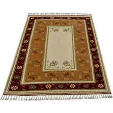 Kilim Antik El Dokuma Kirman Balıkesir Antik Yörük Yün Halı 1630 - Yeni - Çok Renkli