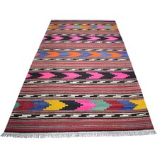 Kilim Antik El Dokuma Hafik Zara Sivas Yün Kilim 1670 - Antika - Çok Renkli