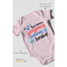 Morivo Kids Yengeye Özel Kısa Kollu Bebek Body %100 Pamuk