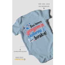 Morivo Kids Yengeye Özel Kısa Kollu Bebek Body %100 Pamuk