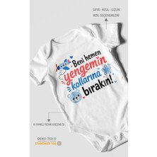 Morivo Kids Yengeye Özel Kısa Kollu Bebek Body %100 Pamuk