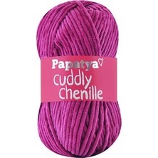 Papatya Cuddly Chenille Kadife 4515 Mürdüm