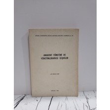 Anakent Yönetimi ve Yönetimlerarası Ilişkiler ( 2. El Kitap )