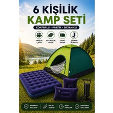 Empressco 6 Kişilik Kamp Çadırı ve Yatak Seti, Rahat ve Pratik Kamp Malzemeleri