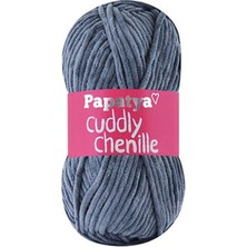 Papatya Cuddly Chenille Kadife 2560 Koyu Gri