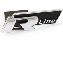 HMNL R Line Krom Yapıştırmalı Ön Tampon Izgara Logosu