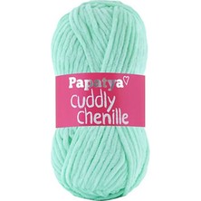 Papatya Cuddly Chenille Kadife 6510 Bebe Yeşil