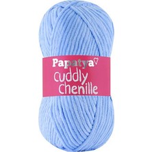Papatya Cuddly Chenille Kadife 5130 Bebe Mavi