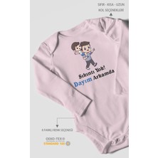 Morivo Kids Dayısının Ballı Prensesi Uzun Kollu Çıtçıtlı Bebek Body