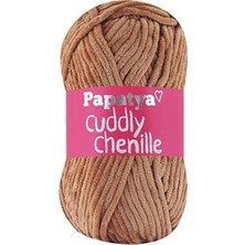 Papatya Cuddly Chenille Kadife 9160 Taba