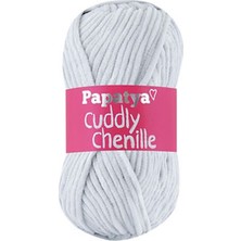 Papatya Cuddly Chenille Kadife 2520 Açık Gri