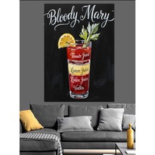 Kanvassepetinet Bloody Mary Yüksek Kaliteli Yağlı Boya Dokulu Kanvas Canvas Tablo Kanvas Tablo Canvas Tablo Duvar D