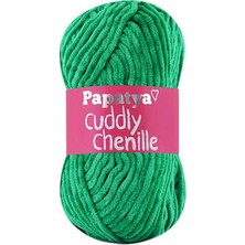 Papatya Cuddly Chenille Kadife 6810 Yaprak Yeşil