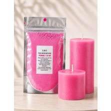 E.M.S 25 gr Pembe Toz Mum Boyası Soya,parafin,balmumu,hindistan Cevizi Mum Yapımına Uygun