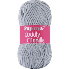 Papatya Cuddly Chenille Kadife 2530 Orta Gri