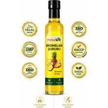 Resavit Bromelain Ananas Içeren Detox Şurubu 250 ml