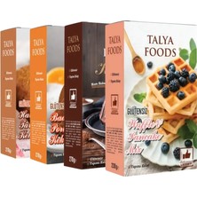 Talya Foods Glutensiz Kek Mix Hepsi Bir Arada 4 'lü Avantaj Seti