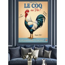 Kanvassepetinet Le Coq Horoz Yüksek Kaliteli Yağlı Boya Dokulu Kanvas Canvas Tablo Kanvas Tablo Canvas Tablo Duvar
