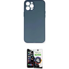 Marsilyan™- iPhone 12 Pro Max Kılıf Yadigar Yansıma Serisi - Şeffaf Temperli Cam Ekran Koruyucu