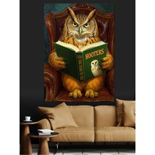 Kanvassepetinet Kitap Okuyan Bilge Yüksek Kaliteli Yağlı Boya Dokulu Kanvas Canvas Tablo Kanvas Tablo Canvas Tablo