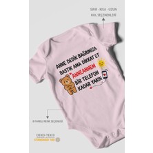 Morivo Kids Anneye ve Anneanneye Özel Kısa Kollu Bebek Body %100 Pamuk