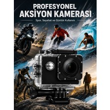 Uravas Store Yüksek Görüntü Kalitesi Sunan 1080P Full Hd Aksiyon Kamerası