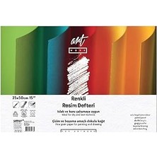Uravas Store Artwork Clara Renkli Resim Defteri 160 gr / 180 Gr, 35 x 50, 12/3 Yaprak