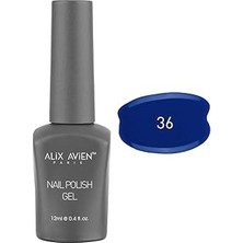 Uravas Store Alıx Avıen Uv Kalıcı Koyu Mavi Jel Oje 36 - Gel Polish - 12 ml