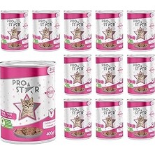 Uravas Store Prostar Yavru Kedi Tavuklu Pate 400 gr x 12 Adet
