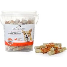 Uravas Store Tavuklu Lokmalık Munchy 6 Santimetre 50'li Köpek Ödül Maması