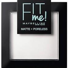 Uravas Store Maybelline New York Fit Me Matte+Poreless Pudra - 90 Translucent (Transparan)