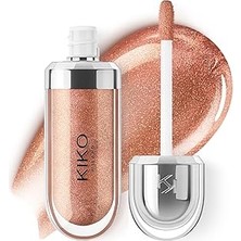 Uravas Store Kiko Milano Dudak Parlatıcısı - 3D Hydra Lip Gloss - 18 Golden Sparkle - Besleyici ve Nemlendirici