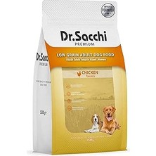 Uravas Store Dr.sacchi Premıum Düşük Tahıllı Tavuklu Yetişkin Köpek Maması 1,5 kg