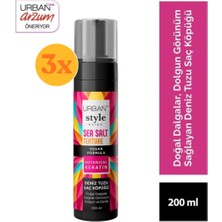 Urban Care Style Guide Deniz Tuzu Saç Köpüğü 200 ml - 3 Adet