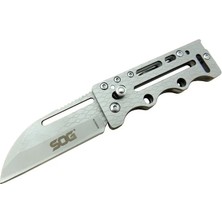 Uravas Store Sog AC78 Gri Yaprak Kamp Çakı 14,5 cm - Metal Sap, Kılıflı