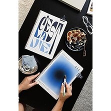 Uravas Store A4 Spiralli Karton Kapak 2’li Set Çizgili Okul Defteri 80 Yaprak, Ders Programlı Aura
