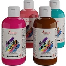 Uravas Store Tamamlayıcı Renkler Akrilik Boya 4'lü Set 4X250GR