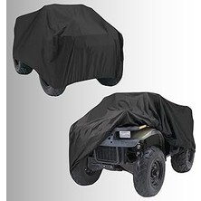 Uravas Store Atv Brandası, Koruma Örtüsü, Güneşten Korur, Su Geçirmez (Siyah, Xl)