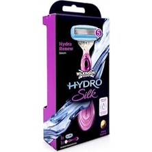 Uravas Store Wilkinson Sword Hydro Silk Kadın Tıraş Makinesi, 1 Bıçak ve Tutuculu, 1 Adet