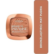 Uravas Store Paris Bronze To Paradise Mat Bronzlaştırıcı Pudra - 02 Baby One More Tan