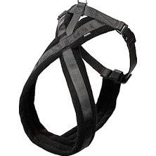Uravas Store Karlie Yumuşak Göğüs Tasma, 42-50 Cm, Siyah
