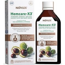 Uravas Store Hemcare-X3 At Kestanesi, Rutin ve Bitki Ekstreleri 250 ml
