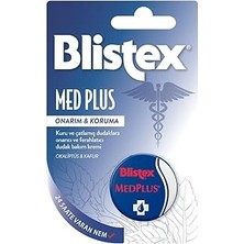Uravas Store Blistex Medplus Kavanoz Kuru ve Çatlamış Dudaklara Onarıcı ve Ferahlatıcı Dudak Bakım Kremi X2