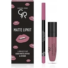 Uravas Store Golden Rose gr Matte Lip Kit No: Pınk 1 Paket (1 x 1 Adet)