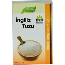 Uravas Store Ingiliz Tuzu Yenilebilir Epsom Salt Magzenyum Sülfat 200 gr