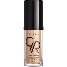 Uravas Store Total Cover 2 In 1 Foundation &amp; Concealer Fondöten ve Kapatıcı No: 021
