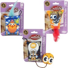 Uravas Store Catlife Hışırtılı Kedi Oyuncağı 9 cm