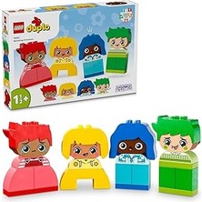 Uravas Store Duplo Ilk Büyük Duygularım 10415-1 Buçuk Yaş ve Üzeri Çocuklar Için Kişiselleştirilebilir Eğitici Oyuncak Yapım Seti, Doğum Günü Hediyesi Fikri (23 Parça)